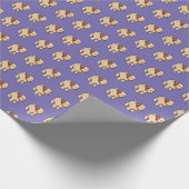 Goldendole Puppy Cadeaupapier (Hoek)