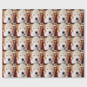 Goldendole Puppy Cadeaupapier (Vlak)