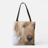 Goldendole Puppy Closeup Tote Bag (Achterkant)