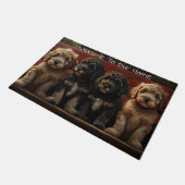 Goldendole Puppy door Mat (Schuin)