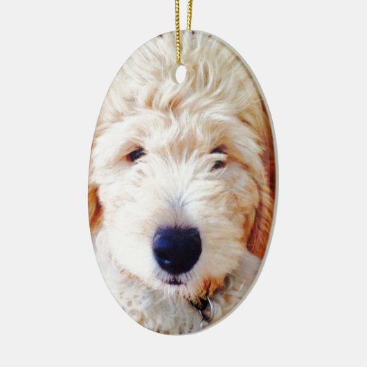 Goldendole Puppy Keramisch Ornament (Links)