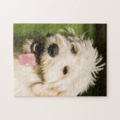 Goldendole Puppy Panting Legpuzzel (Horizontaal)