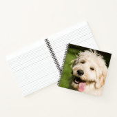 Goldendole Puppy Panting Notitieboek (Binnen)