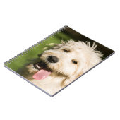 Goldendole Puppy Panting Notitieboek (Linkerzijde)