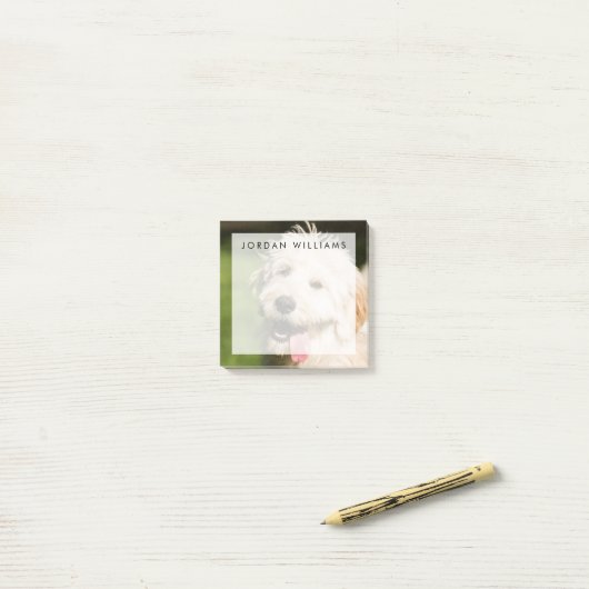 Goldendole Puppy Panting Post-it® Notes (Op bureau)