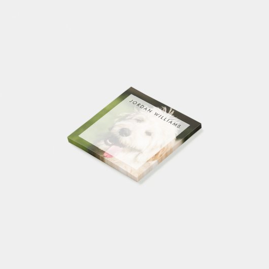 Goldendole Puppy Panting Post-it® Notes (Schuin)