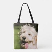 Goldendole Puppy Panting Tote Bag (Achterkant)