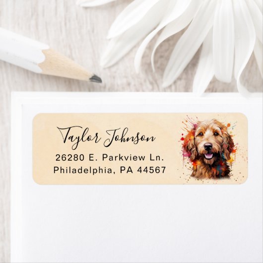 Goldendole Return Address Label (Insitu)