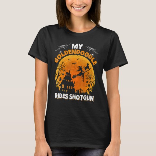 Goldendole Ride Shotgun Goldendole Dog Hallow T-shirt (Voorkant)