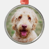 Goldendole Smiling Metalen Ornament (Voorkant)