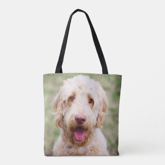 Goldendole Smiling Tote Bag (Achterkant)