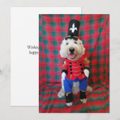 Goldendole Speelgoed Soldier Holiday-kerstkaart Feestdagenkaart (Voorkant / Achterkant)