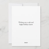 Goldendole Speelgoed Soldier Holiday-kerstkaart Feestdagenkaart (Achterkant)