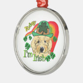 Goldendole St Patricks Day Metalen Ornament (Links)