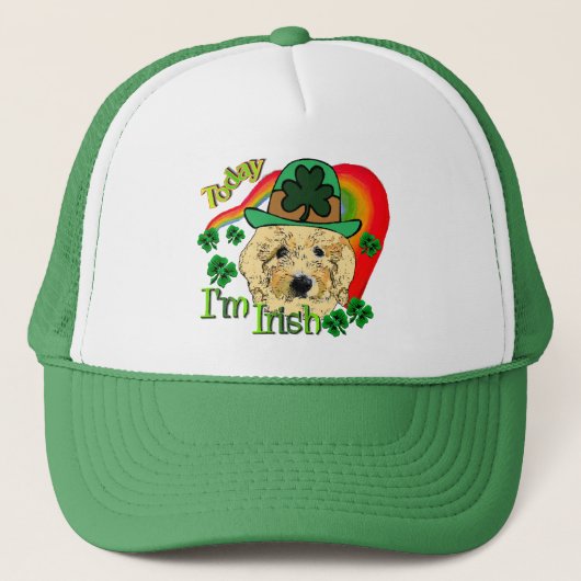 Goldendole St Patricks Day Trucker Pet (Voorkant)