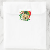 Goldendole St Patricks Day Vierkante Sticker (Tas)
