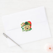 Goldendole St Patricks Day Vierkante Sticker (Envelop)