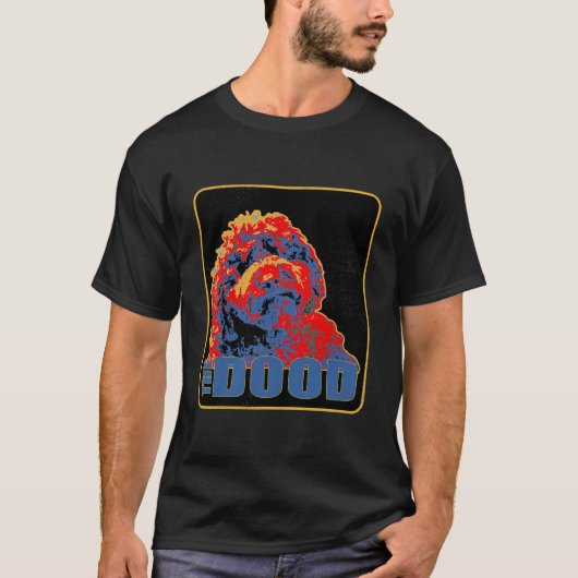 Goldendole The Dood Funny Retro T-shirt (Voorkant)