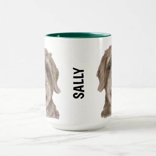 Goldendole Waterverf Persoonlijke microbe Mok (Midden)