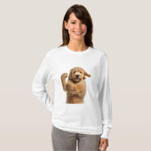 Goldendole werkout Dog mama Dog Dad grappiggift T- T-shirt (Voorkant volledig)