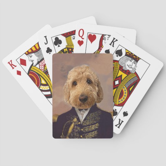 Goldendoodle - Admiraal Cooper Pokerkaarten (Achterkant)