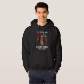 Goldendoodle And Wine Hoodie (Voorkant volledig)
