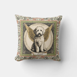  Goldendoodle Angel gepersonaliseerd Kussen