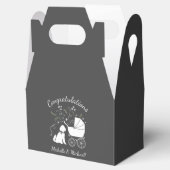 Goldendoodle Baby shower Dog Bedankdoosjes (Geopend)