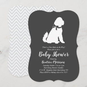 Goldendoodle Baby shower Genderneutraal Kaart