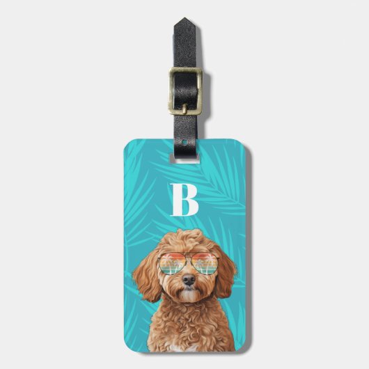 Goldendoodle Bagagelabel (Voorkant verticaal)