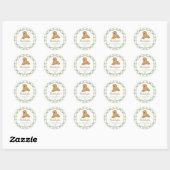 Goldendoodle Birthday Party Favor Thank You Ronde Sticker (Vel)