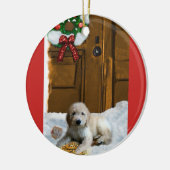 Goldendoodle Christmas Gifts Ornament (Links)