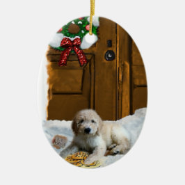 Goldendoodle Christmas Gifts Ornament