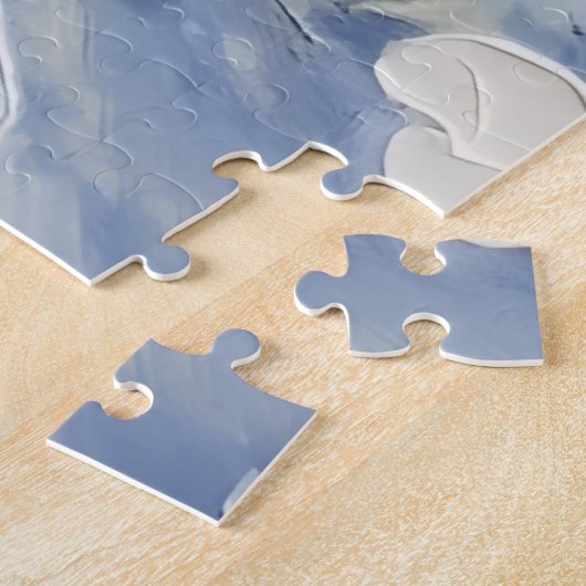 Goldendoodle Christmas Red Truck Holiday Legpuzzel (Zijkant)