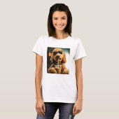 Goldendoodle Coffee T-shirt (Voorkant volledig)