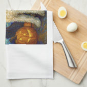 Goldendoodle Cute Dog Halloween Jack O Lantern Pum Theedoek (Quarter Fold)