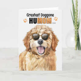 Goldendoodle Dog Beste HuMOM Ooit Moederdag Feestdagen Kaart