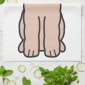 Goldendoodle Dog Cartoon Theedoek (Gevouwen)