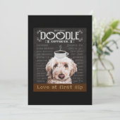 Goldendoodle Dog Coffee Company 2 Feestdagenkaart (Staand voorkant)