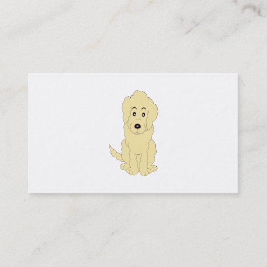 Goldendoodle Dog Design Boarding Kennels Visitekaartje (Achterkant)