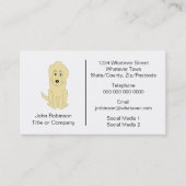 Goldendoodle Dog Design Boarding Kennels Visitekaartje (Voorkant)