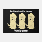 Goldendoodle Dog Design Doormat Deurmat (Voorkant)