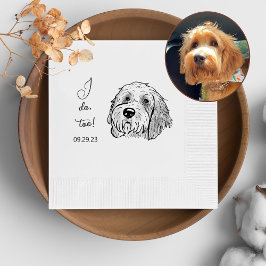 Goldendoodle Dog gepersonaliseerd doe ik ook Servet