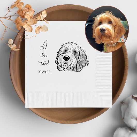 Goldendoodle Dog gepersonaliseerd doe ik ook Servet