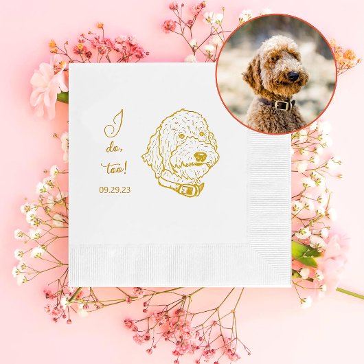 Goldendoodle Dog gepersonaliseerd doe ik ook Servet