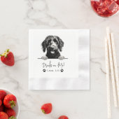 Goldendoodle Dog gepersonaliseerde Drinken op mij Servet (Insitu)