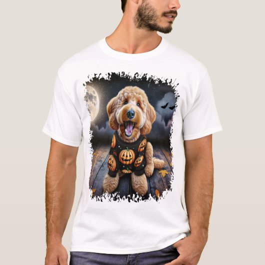 Goldendoodle Dog Halloween T-shirt (Voorkant)