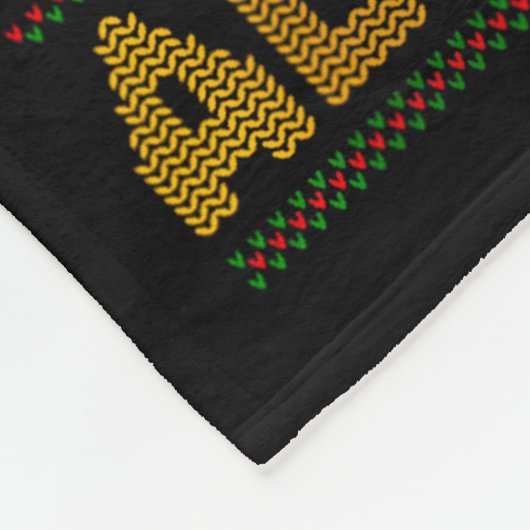 Goldendoodle Dog Ugly Christmas Sweaters Pet Dog L Fleece Deken (Hoek)