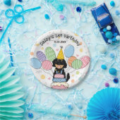 Goldendoodle Dog Verjaardagsfeestje Papieren Borde Bordje (Feest)