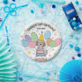 Goldendoodle Dog Verjaardagsfeestje Papieren Borde Papieren Bordje (Feest)